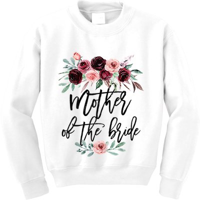 Floral Wreath Bridal Team Matching Present Set Kids Sweatshirt