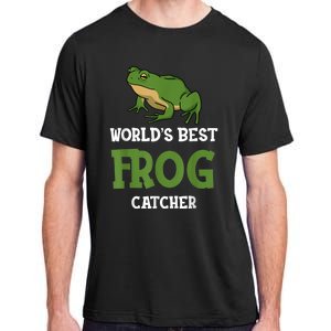 Frog World's Best Frog Catcher Boys Girls Frog Hunter Adult ChromaSoft Performance T-Shirt