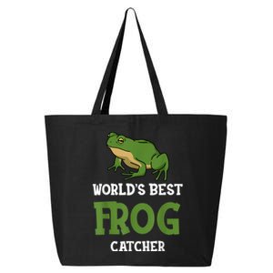 Frog World's Best Frog Catcher Boys Girls Frog Hunter 25L Jumbo Tote