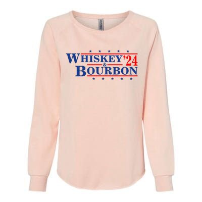 Funny Whiskey Bourbon Whiskey 24 And Bourbon Womens California Wash Sweatshirt