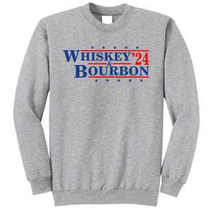 Funny Whiskey Bourbon Whiskey 24 And Bourbon Tall Sweatshirt