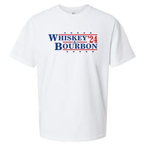 Funny Whiskey Bourbon Whiskey 24 And Bourbon Sueded Cloud Jersey T-Shirt