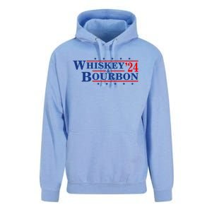 Funny Whiskey Bourbon Whiskey 24 And Bourbon Unisex Surf Hoodie