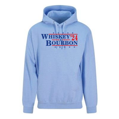 Funny Whiskey Bourbon Whiskey 24 And Bourbon Unisex Surf Hoodie