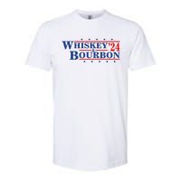 Funny Whiskey Bourbon Whiskey 24 And Bourbon Softstyle CVC T-Shirt