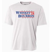 Funny Whiskey Bourbon Whiskey 24 And Bourbon Cooling Performance Crew T-Shirt