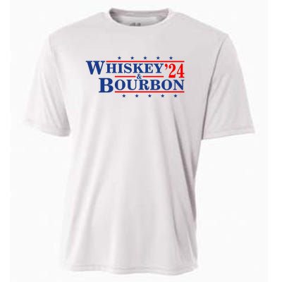 Funny Whiskey Bourbon Whiskey 24 And Bourbon Cooling Performance Crew T-Shirt