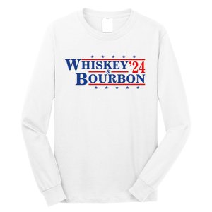 Funny Whiskey Bourbon Whiskey 24 And Bourbon Long Sleeve Shirt