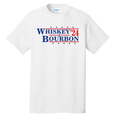 Funny Whiskey Bourbon Whiskey 24 And Bourbon Tall T-Shirt