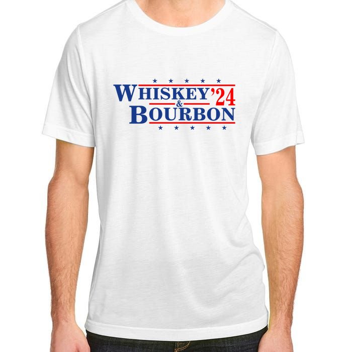 Funny Whiskey Bourbon Whiskey 24 And Bourbon Adult ChromaSoft Performance T-Shirt