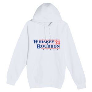 Funny Whiskey Bourbon Whiskey 24 And Bourbon Premium Pullover Hoodie