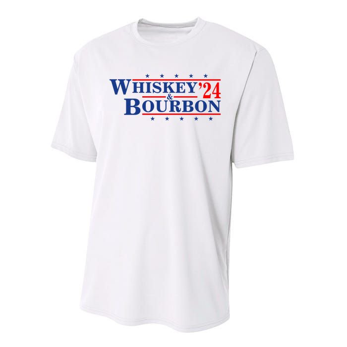 Funny Whiskey Bourbon Whiskey 24 And Bourbon Performance Sprint T-Shirt