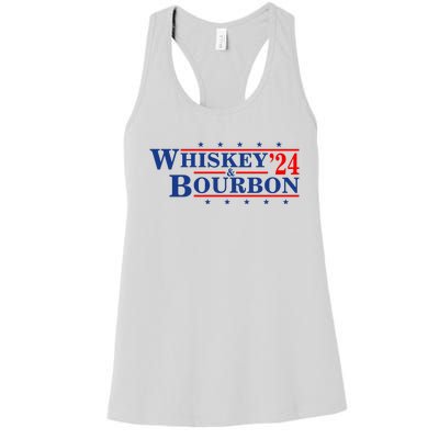 Funny Whiskey Bourbon Whiskey 24 And Bourbon Women's Racerback Tank