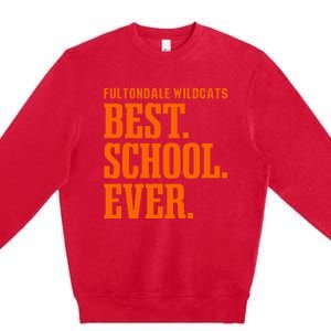 Fultondale Wildcats Best Ever Hs Premium Crewneck Sweatshirt