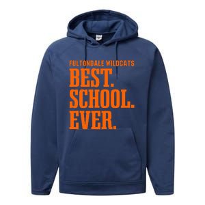 Fultondale Wildcats Best Ever Hs Performance Fleece Hoodie