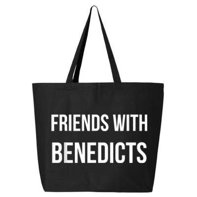 Friends With Benedicts Funny Breakfast Brunch Lovers Humor 25L Jumbo Tote