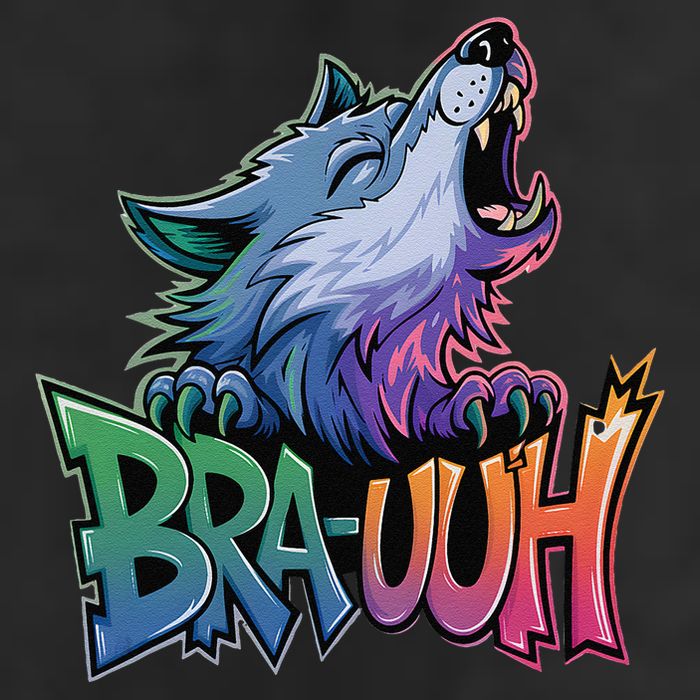 Funny Wolf Bruh For Teensmeme Graphic Adult Drive Performance Visor