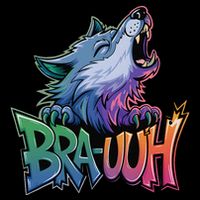 Funny Wolf Bruh For Teensmeme Graphic Drawstring Bag