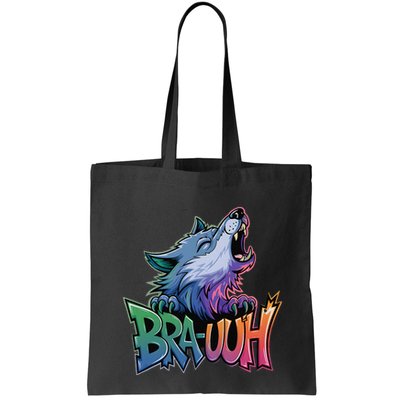 Funny Wolf Bruh For Teensmeme Graphic Bag