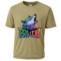 Funny Wolf Bruh For Teensmeme Graphic Cooling Performance Crew T-Shirt