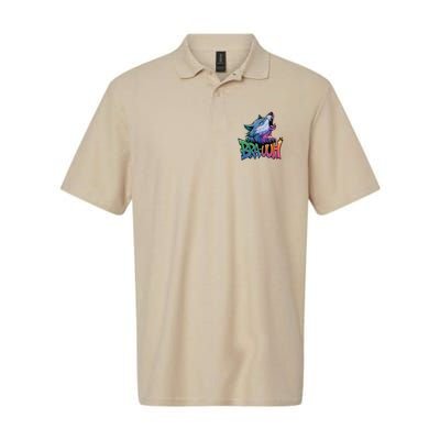 Funny Wolf Bruh For Teensmeme Graphic Polo