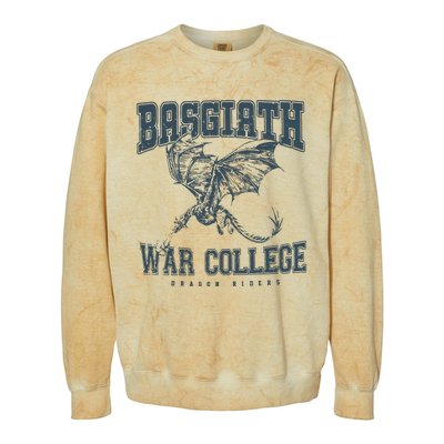 Fourth Wing Basgiath War College Bookish Dragon Rider Colorblast Crewneck Sweatshirt