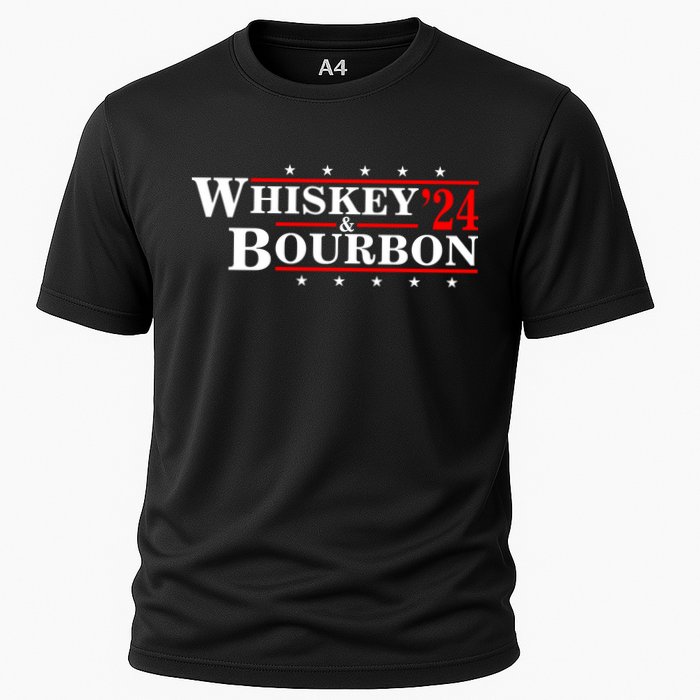 Funny Whiskey Bourbon Whiskey 24 And Bourbon Cooling Performance Crew T-Shirt