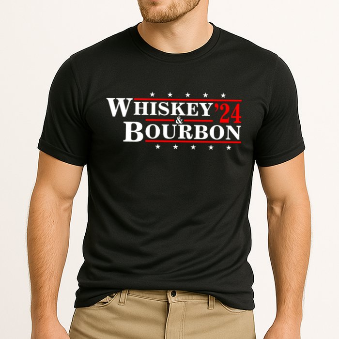 Funny Whiskey Bourbon Whiskey 24 And Bourbon Cooling Performance Crew T-Shirt