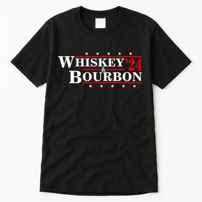 Funny Whiskey Bourbon Whiskey 24 And Bourbon Tall T-Shirt