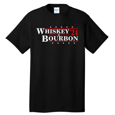 Funny Whiskey Bourbon Whiskey 24 And Bourbon Tall T-Shirt