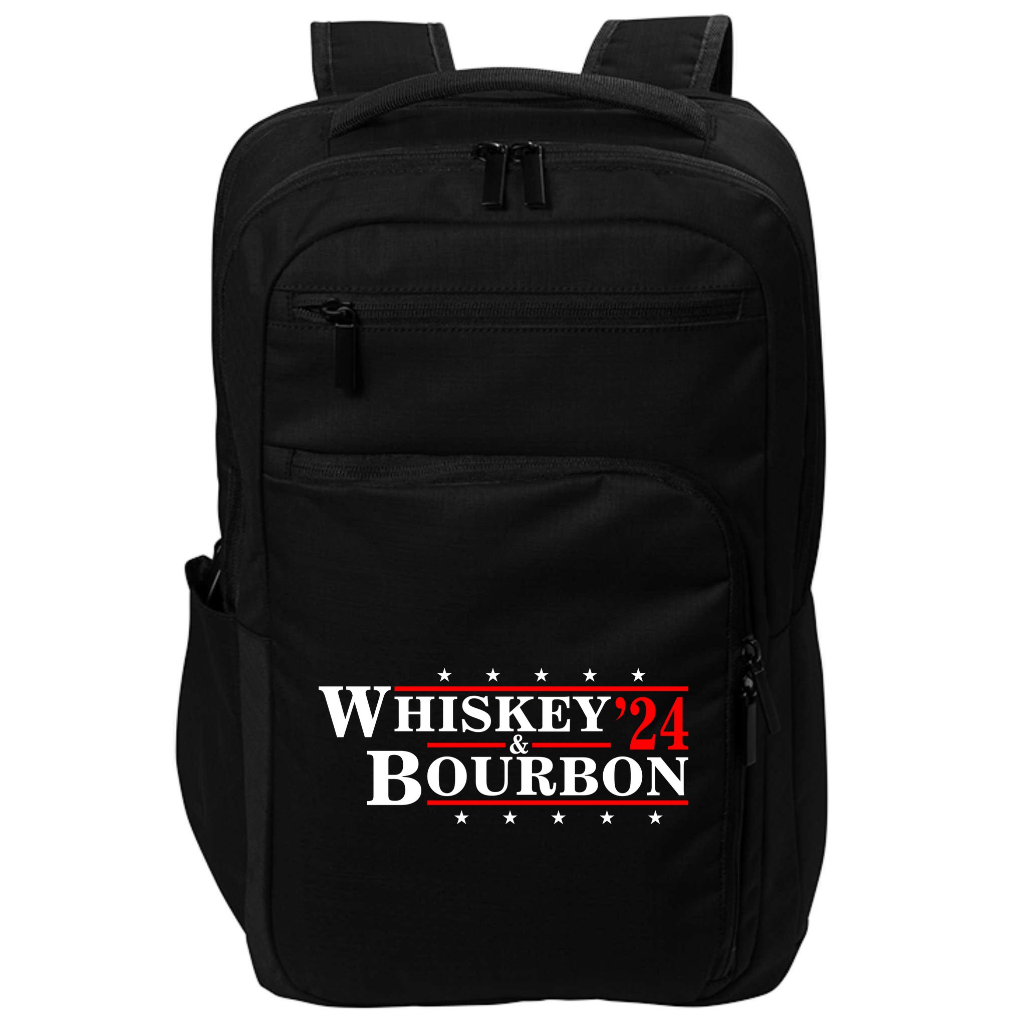 Funny Whiskey Bourbon Whiskey 24 And Bourbon Impact Tech Backpack