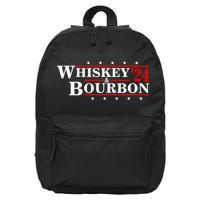 Funny Whiskey Bourbon Whiskey 24 And Bourbon 16 in Basic Backpack