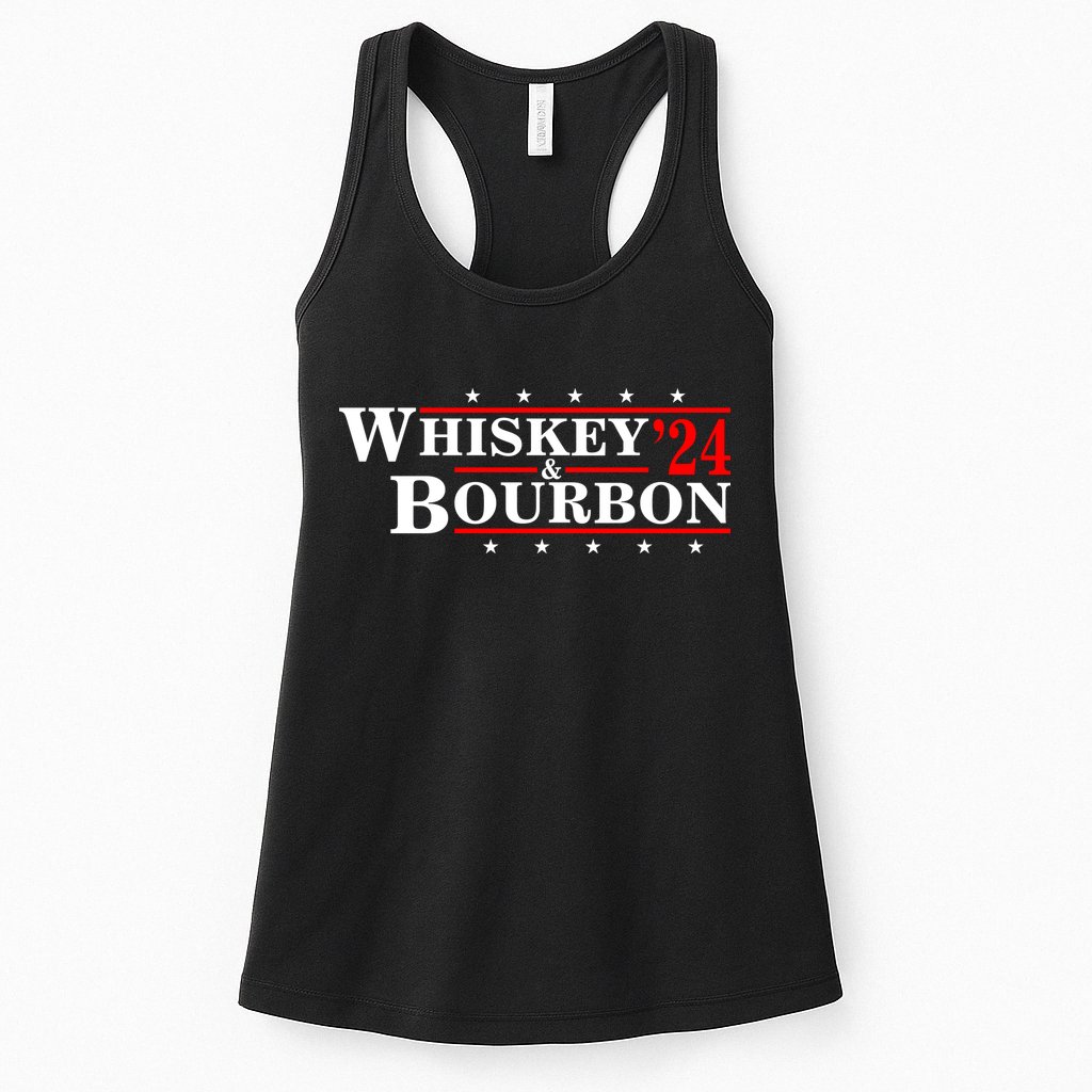 Funny Whiskey Bourbon Whiskey 24 And Bourbon Womens Tank Top