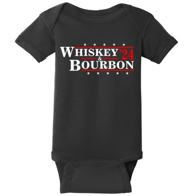 Funny Whiskey Bourbon Whiskey 24 And Bourbon Baby Bodysuit