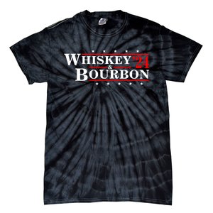 Funny Whiskey Bourbon Whiskey 24 And Bourbon Tie-Dye T-Shirt