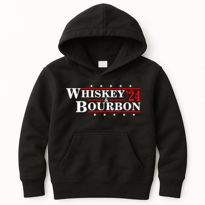 Funny Whiskey Bourbon Whiskey 24 And Bourbon Kids Hoodie