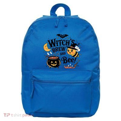 Funny WitchS Brew And Bee! Cute Bee Witched Scary 16 in Basic Backpack