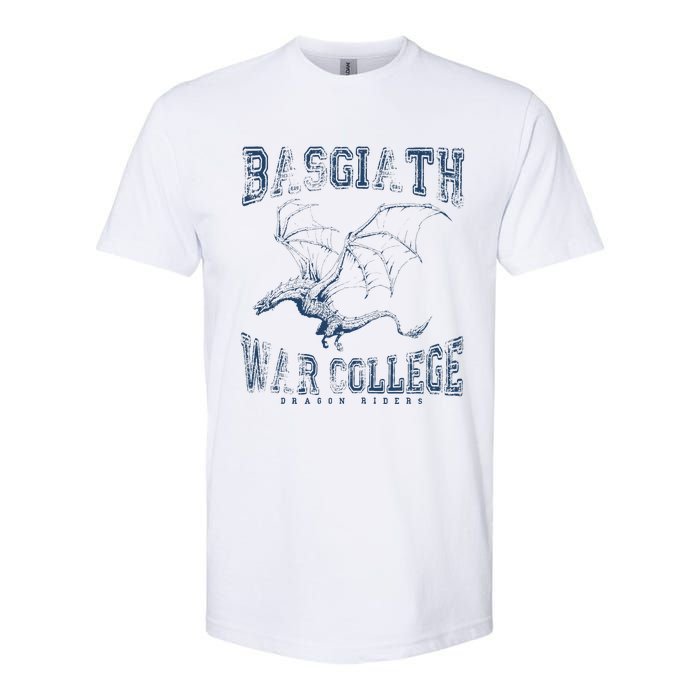 Fourth Wing Basgiath Fantasy Book Romantasy Dragons Softstyle CVC T-Shirt