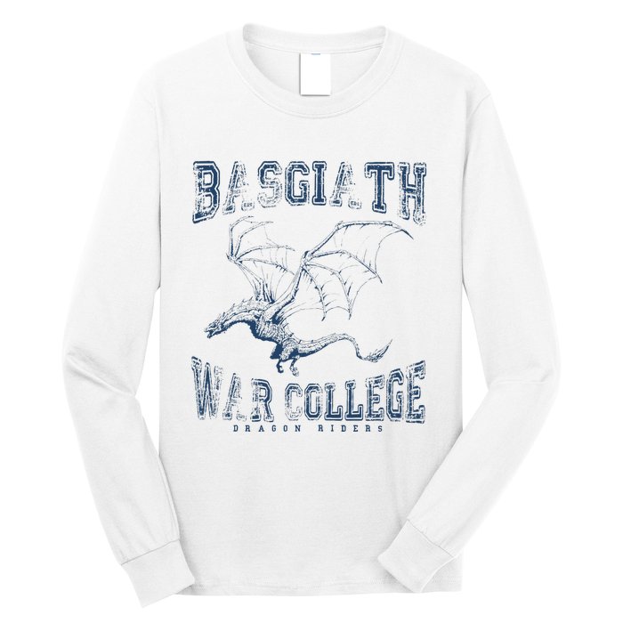 Fourth Wing Basgiath Fantasy Book Romantasy Dragons Long Sleeve Shirt