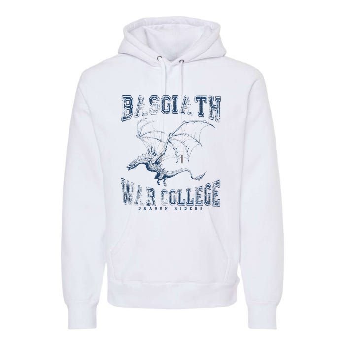 Fourth Wing Basgiath Fantasy Book Romantasy Dragons Premium Hoodie