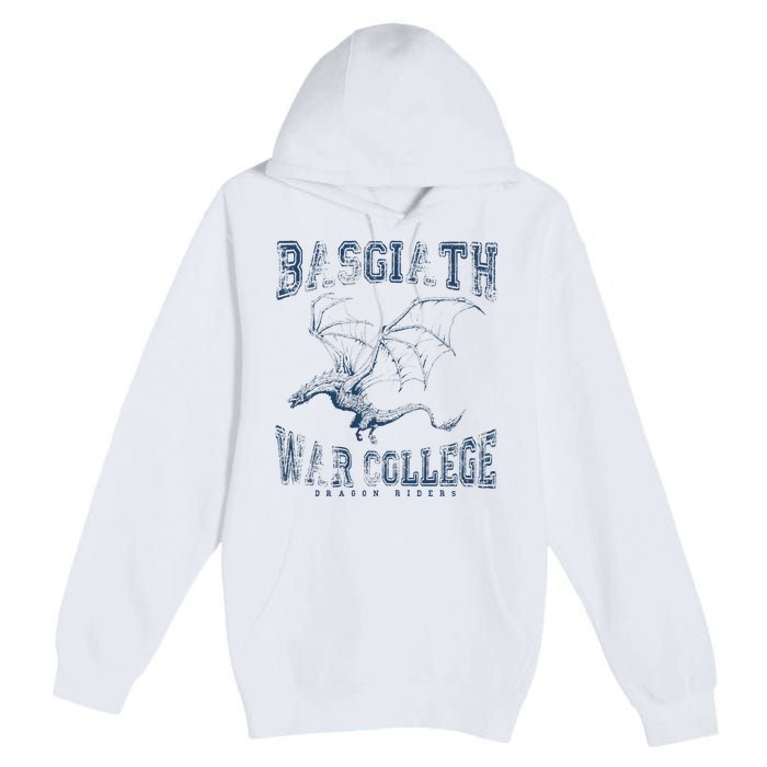 Fourth Wing Basgiath Fantasy Book Romantasy Dragons Premium Pullover Hoodie