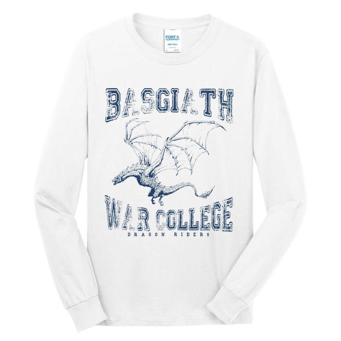 Fourth Wing Basgiath Fantasy Book Romantasy Dragons Tall Long Sleeve T-Shirt