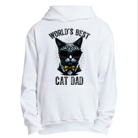 Funny WORLDS BEST CAT DAD Urban Pullover Hoodie