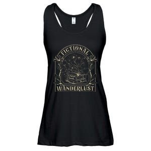 Fictional Wanderlust Book Lover Bookish Smut Book Reading Ladies Essential Flowy Tank