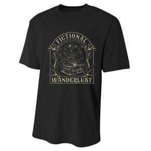 Fictional Wanderlust Book Lover Bookish Smut Book Reading Performance Sprint T-Shirt