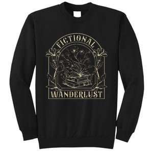 Fictional Wanderlust Book Lover Bookish Smut Book Reading Tall Sweatshirt