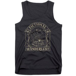 Fictional Wanderlust Book Lover Bookish Smut Book Reading Tank Top