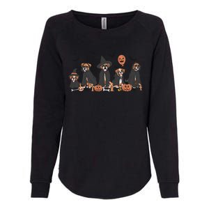 Five Witch Boxer Dog Halloween Boxer Dog Spooky Season Gift Womens California Wash Sweatshirt