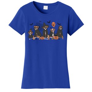 Five Witch Boxer Dog Halloween Boxer Dog Spooky Season Gift Women's T-Shirt