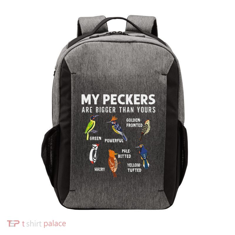 Funny Woodpeckers Bird Collection Birdwatchers Ornithologist Vector Backpack